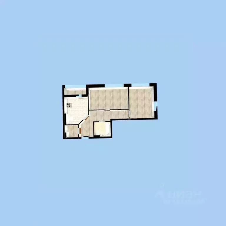 2-к кв. Башкортостан, Уфа Коммунистическая ул., 15 (62.0 м) - Фото 2