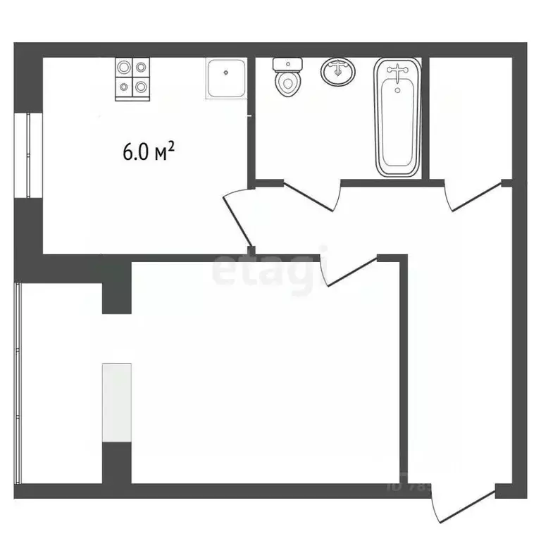 1-к кв. Оренбургская область, Оренбург просп. Победы, 2/1 (29.6 м) - Фото 2