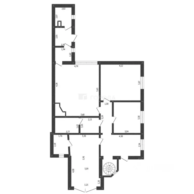 Дом в Алтайский край, Барнаул Спартаковский проезд, 47 (165 м) - Фото 2
