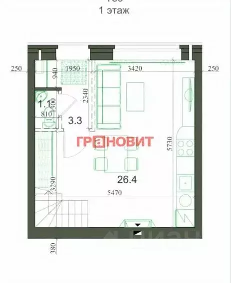 Таунхаус в Новосибирская область, Новосибирский район, Мичуринский ... - Фото 1