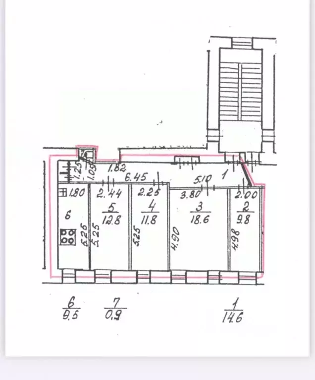 4-к кв. Санкт-Петербург ул. Полозова, 11 (78.0 м) - Фото 2