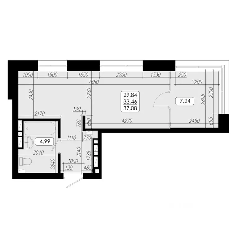 1-к кв. Приморский край, Владивосток Верхняя ул., 20 (33.46 м) - Фото 1