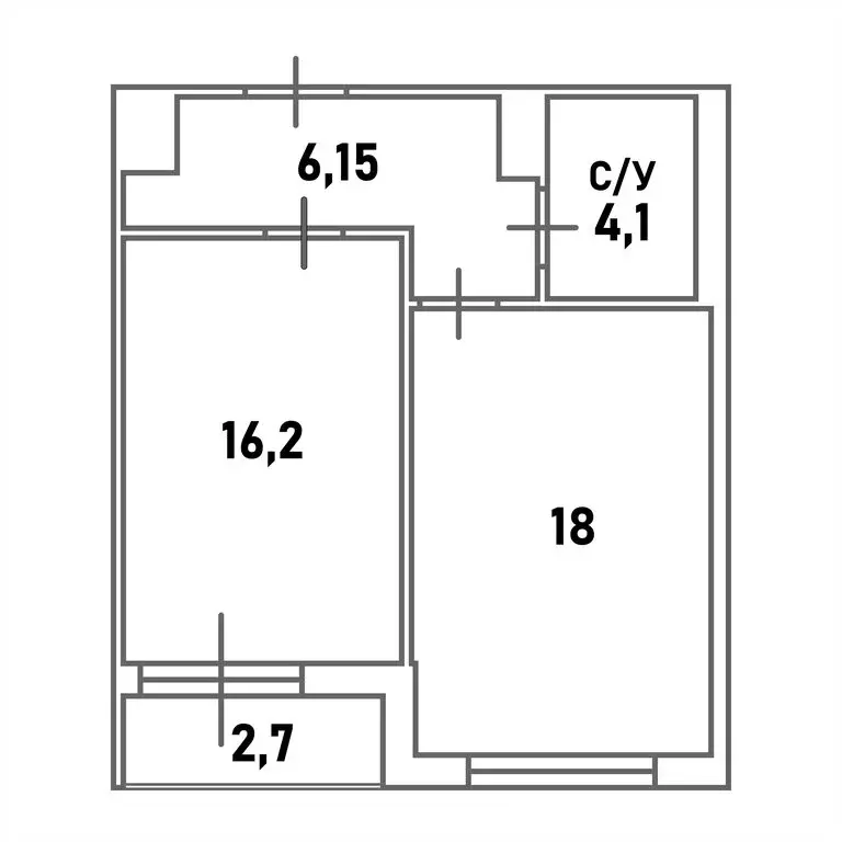2-комнатная квартира: Санкт-Петербург, бульвар Головнина, 3к1 (45.8 м) - Фото 0