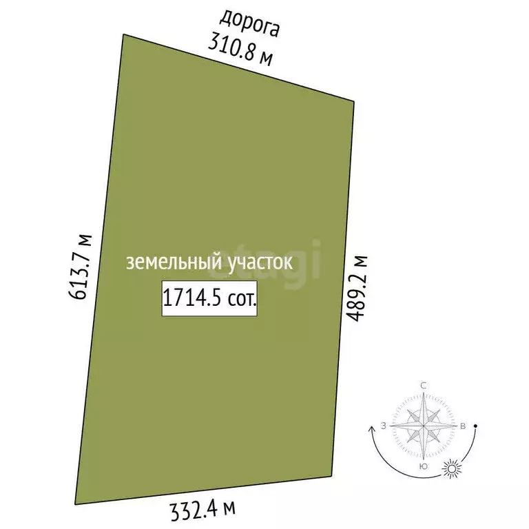 Участок в Перовское сельское поселение, дачный массив Новозбурьевка ... - Фото 1