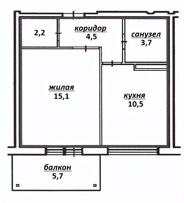 1-к кв. Карелия, Петрозаводск проезд Скандинавский, 7 (36.0 м) - Фото 2