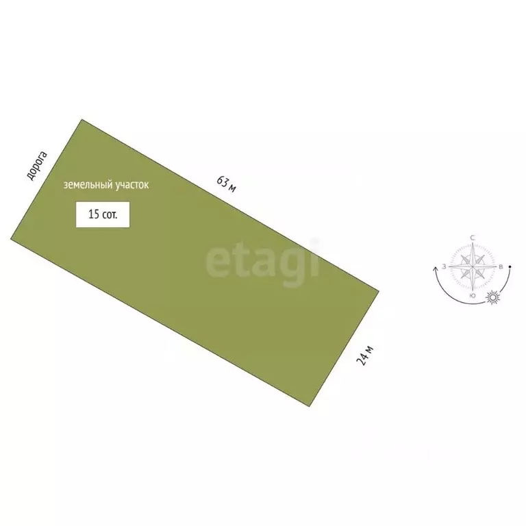 Участок в Тюменская область, Тюменский муниципальный округ, д. ... - Фото 2