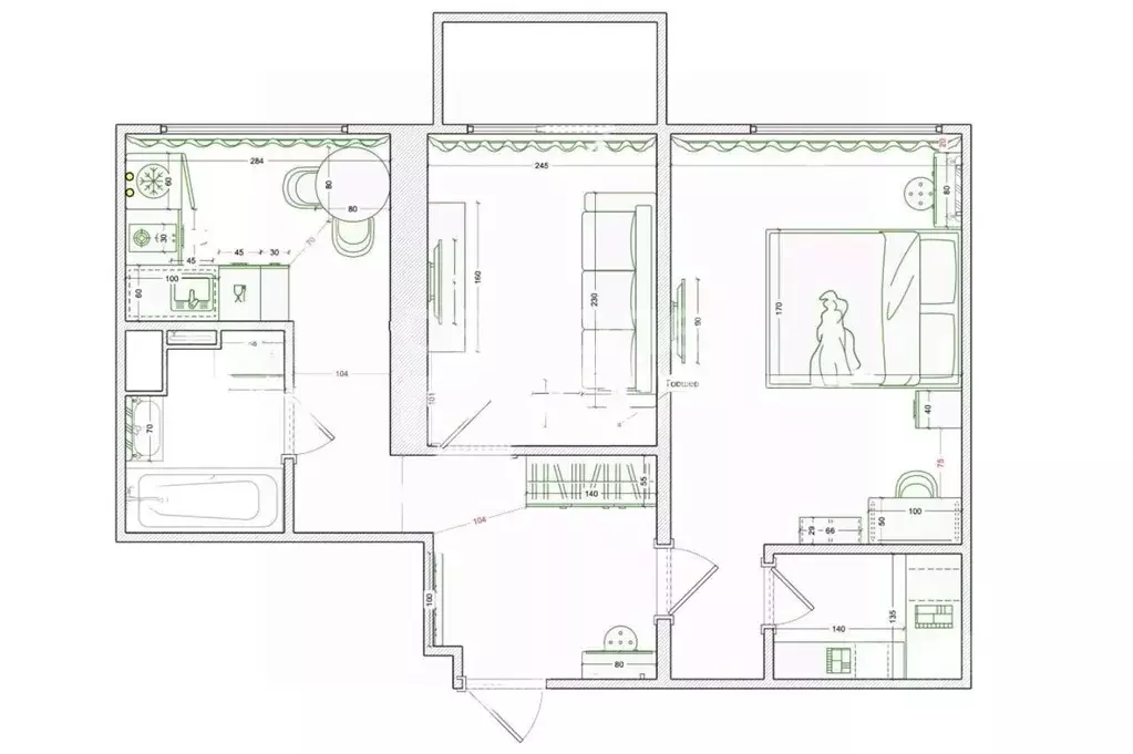 2-к кв. Москва ул. Коминтерна, 22К2 (43.3 м) - Фото 1