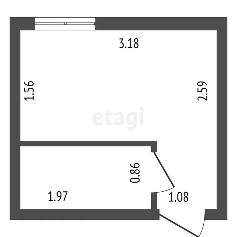 Квартира-студия: Санкт-Петербург, Шпалерная улица, 44Б (10 м) - Фото 1