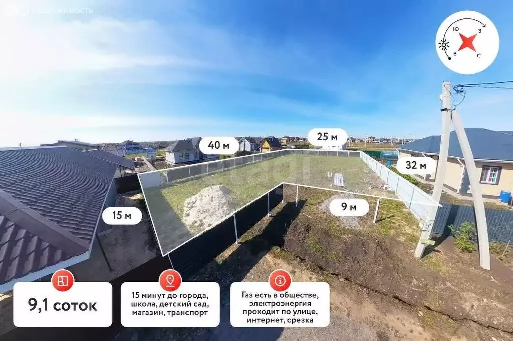 Участок в Тюменский муниципальный округ, село Кулига, КП Сказка, ... - Фото 2