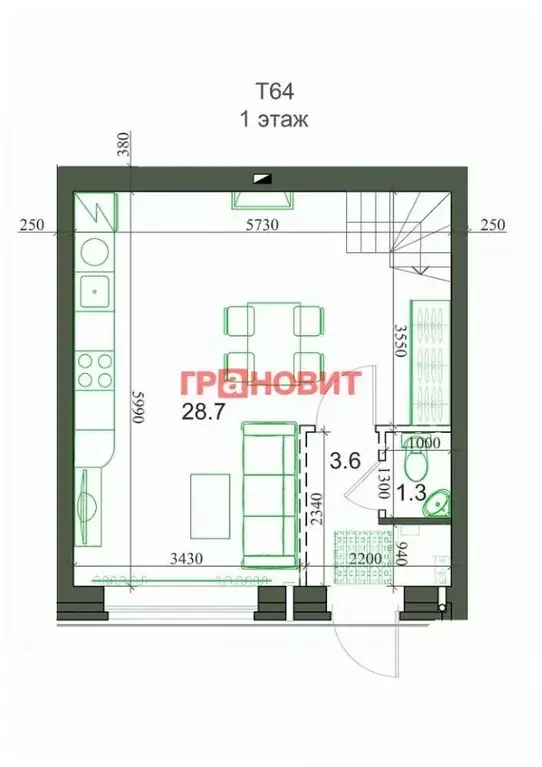 Таунхаус в Новосибирская область, с. Новолуговое, Березки-2 мкр, 5-й ... - Фото 0