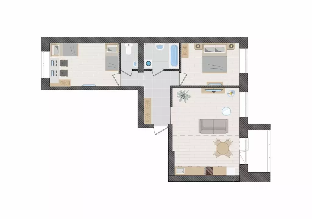 3-к кв. Кировская область, Киров ул. Капитана Дорофеева, 22 (69.7 м) - Фото 1