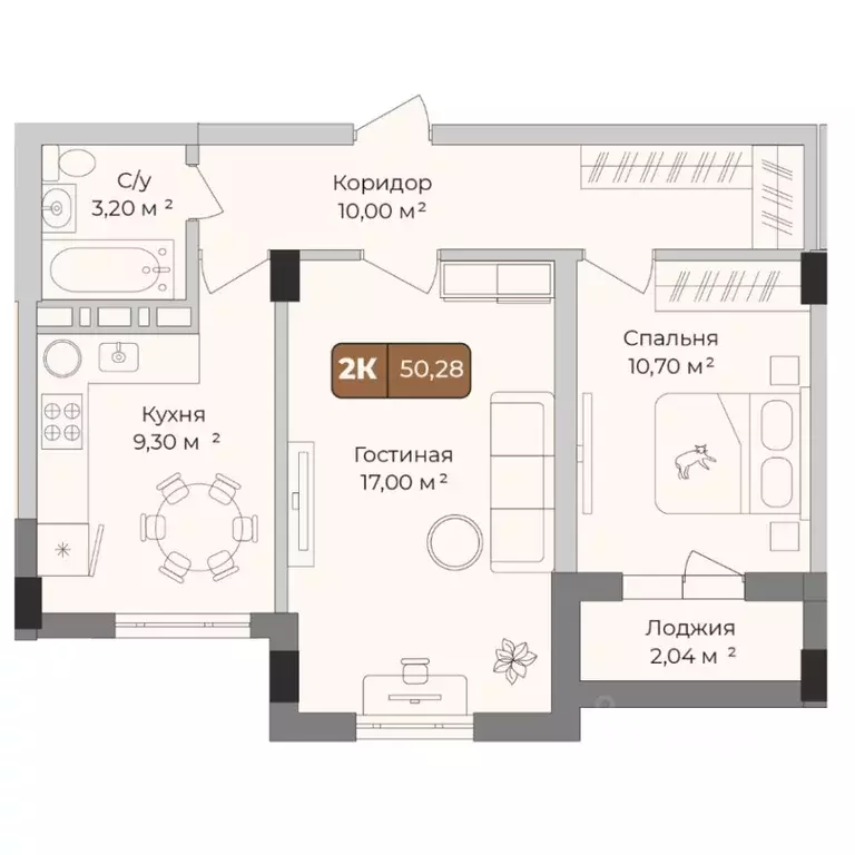 2-к кв. Краснодарский край, Краснодар Музыкальный мкр, ул. Имени ... - Фото 1