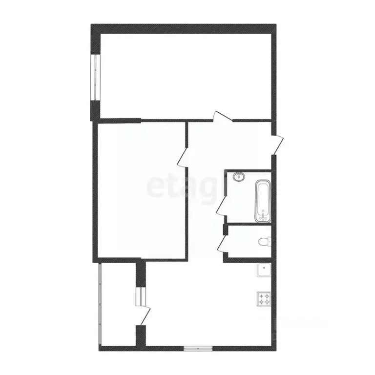 2-к кв. Белгородская область, Белгород Парковая ул., 8 (59.3 м) - Фото 2