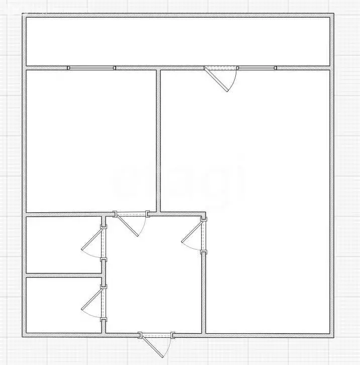 1-комнатная квартира: Казань, улица Кулахметова, 23 (38 м) - Фото 0