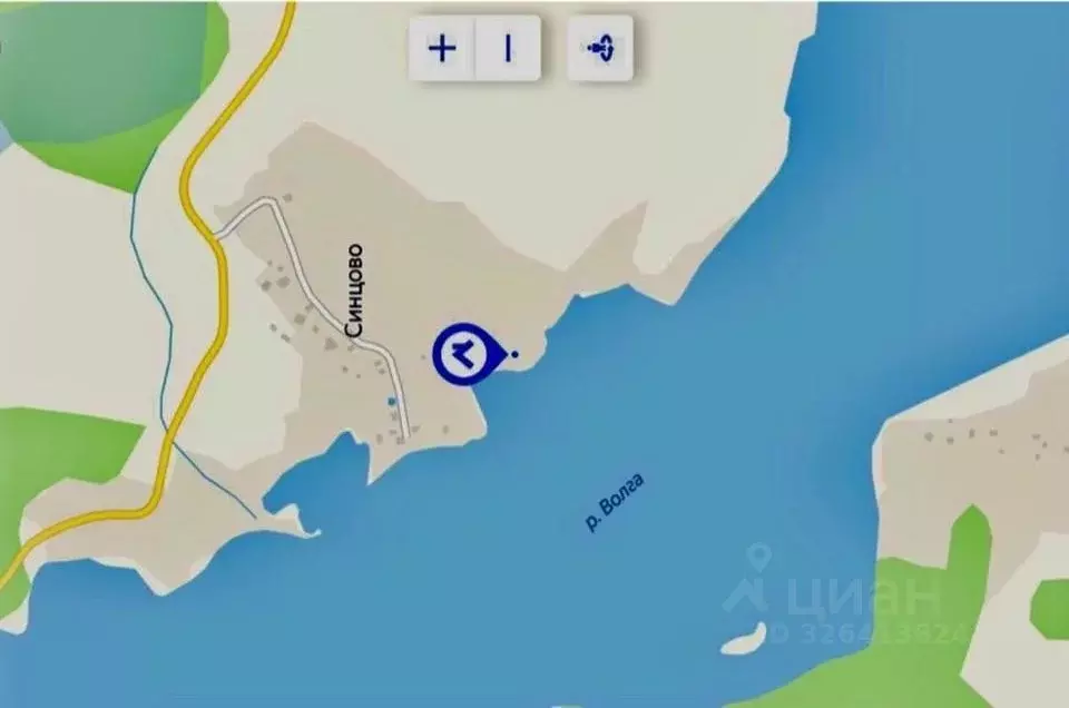 Участок в Тверская область, Пеновский муниципальный округ, д. Синцово  ... - Фото 2