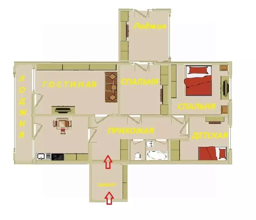 4-к кв. Ставропольский край, Ставрополь ул. Пирогова, 40/2 (86.0 м) - Фото 1