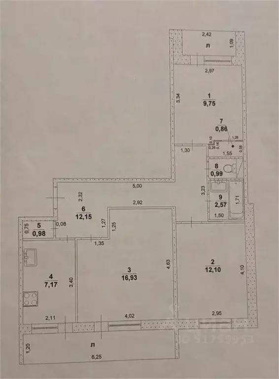 3-к кв. Ульяновская область, Ульяновск ул. Кролюницкого, 16 (63.5 м) - Фото 1