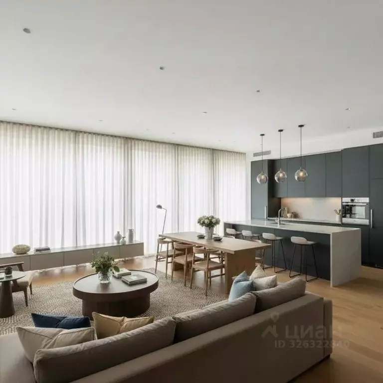 3-к кв. Москва Мосфильмовская ул., 1А (140.0 м) - Фото 1