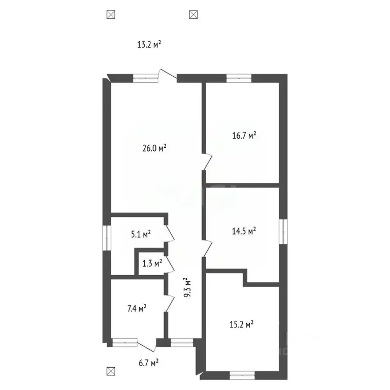 Дом в Воронежская область, с. Новая Усмань ул. Ямальская, 65 (120 м) - Фото 1