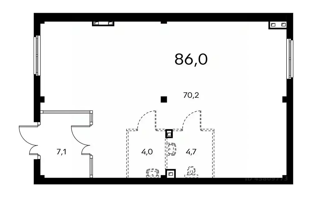 Помещение свободного назначения в Санкт-Петербург просп. ... - Фото 2