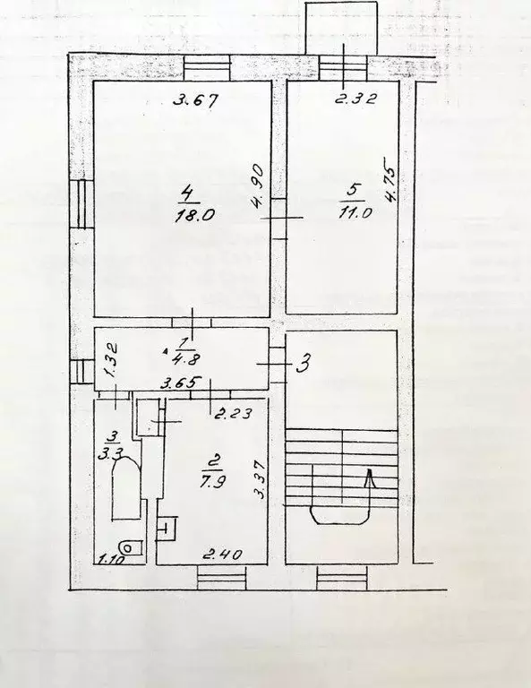 2-к кв. Амурская область, Благовещенск Красноармейская ул., 67 (45.0 ... - Фото 1