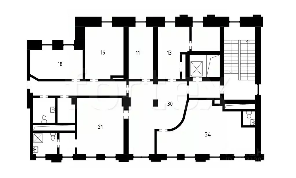 Офис в Москва ул. Большая Якиманка, 17/2С1 (209 м) - Фото 1