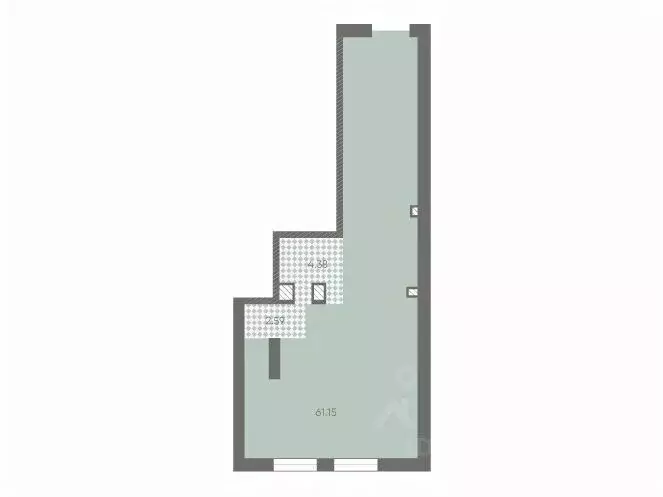 Помещение свободного назначения в Санкт-Петербург Морская миля жилой ... - Фото 1