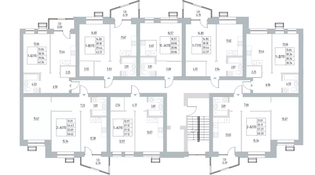 2-к кв. Пермский край, Пермь Рионская ул., 4А (55.67 м) - Фото 2
