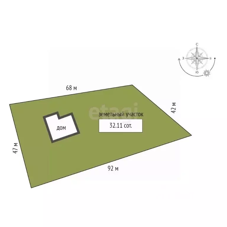 Дом в Красноярский край, Балахтинско-Новоселовский округ, с. Даурское ... - Фото 2