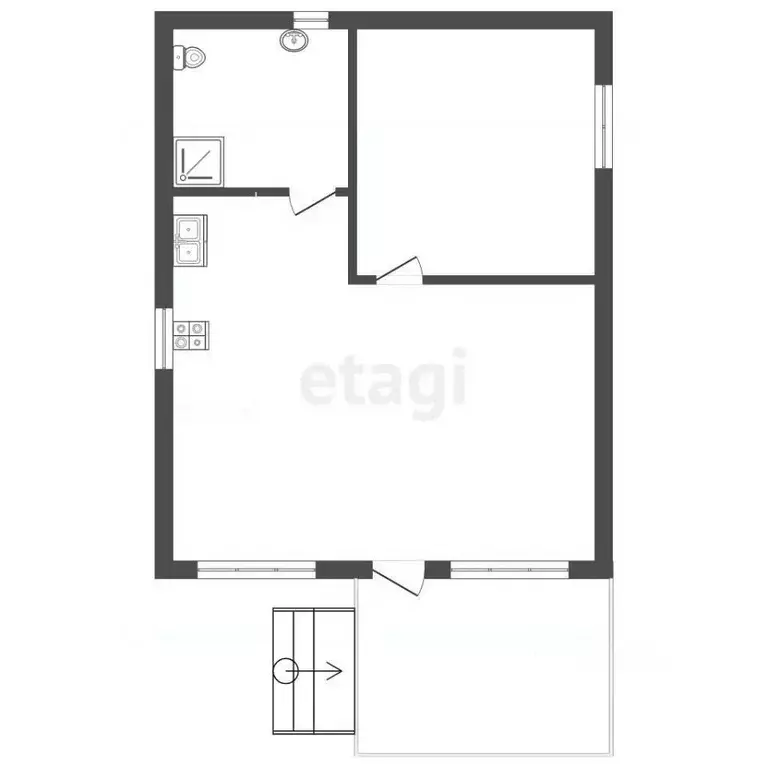 Дом в Тюменская область, Нижнетавдинский муниципальный округ, Фортуна ... - Фото 1