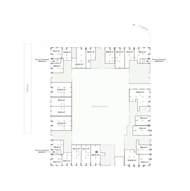 Помещение свободного назначения в Тюменская область, Тюмень Зарека ... - Фото 2