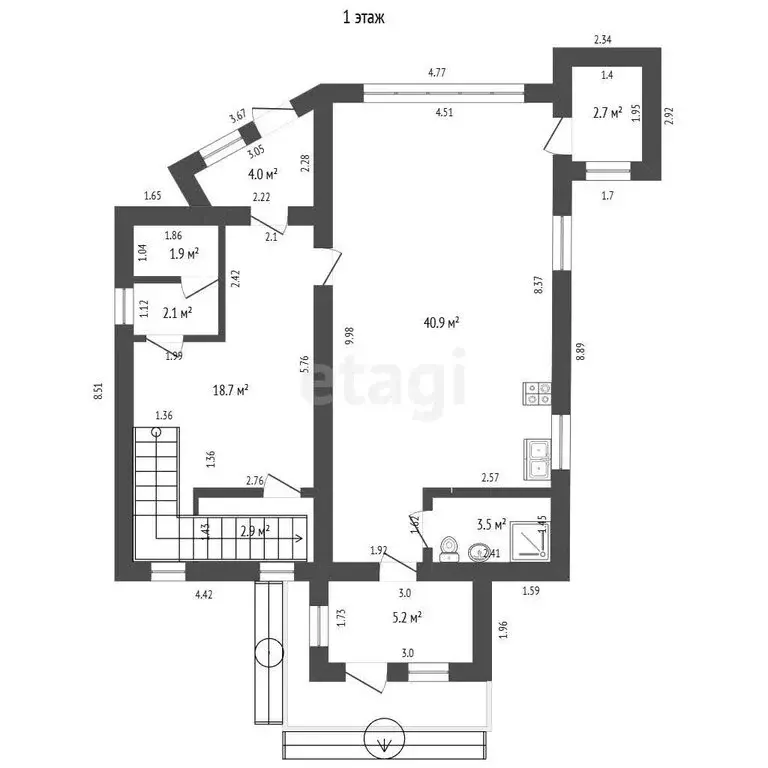 Дом в Новый Уренгой, 2-я Профсоюзная улица (158.2 м) - Фото 1