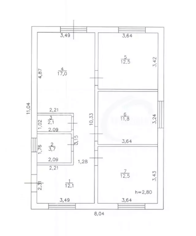 Дом в Новая Усмань, Школьная улица (80 м) - Фото 1