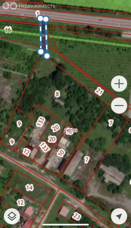 Участок в село Дзуарикау, улица Кирова (96 м) - Фото 1