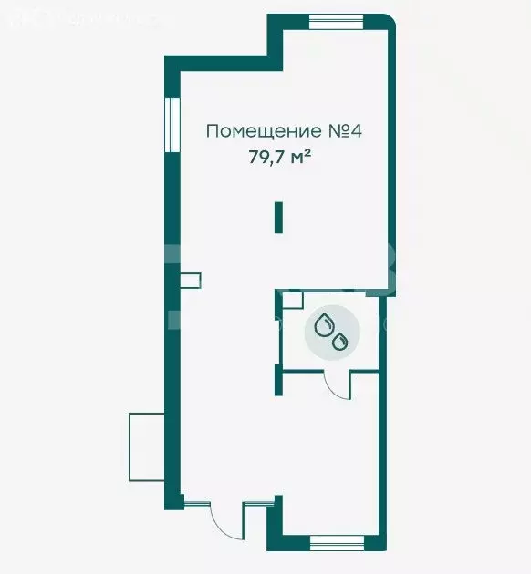 Помещение свободного назначения (79.7 м) - Фото 1