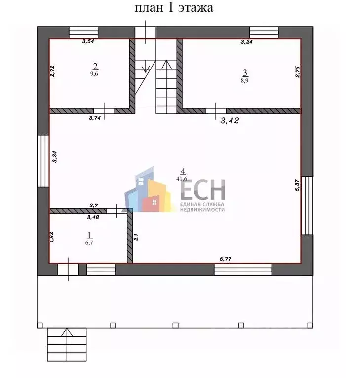 Дом в Тульская область, Плавск ул. Дуничева, 6 (190 м) - Фото 2