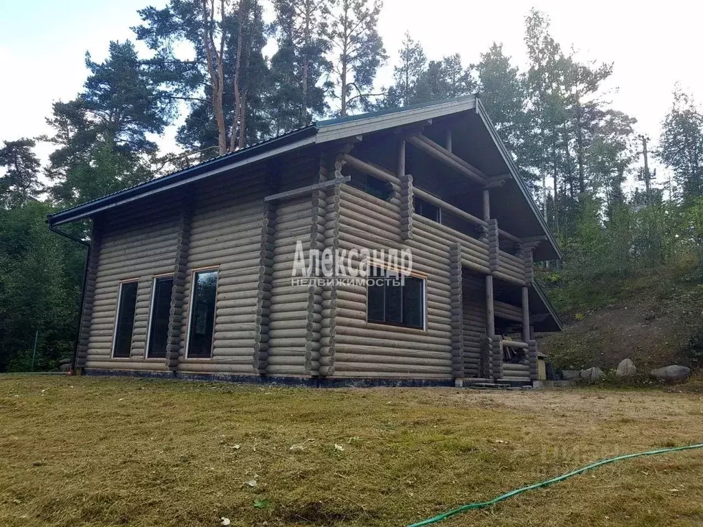 Дом в Ленинградская область, Приозерский район, Плодовское с/пос, пос. ... - Фото 0