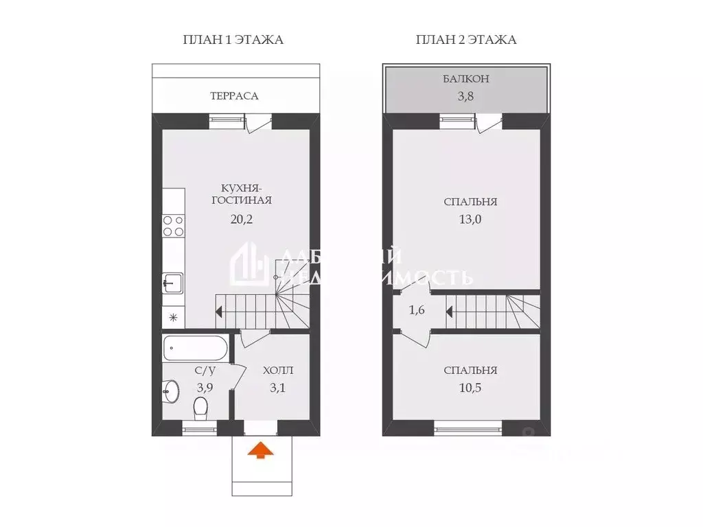 2-к кв. Ленинградская область, Тосненский район, Федоровское городское ... - Фото 2