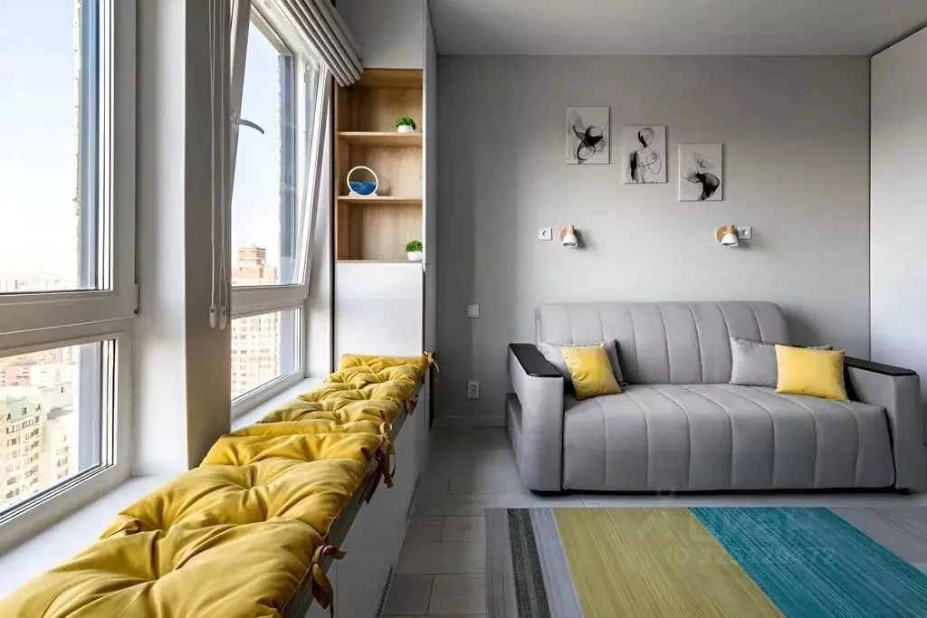 Студия Москва Кронштадтский бул., 9к6 (26.0 м) - Фото 2