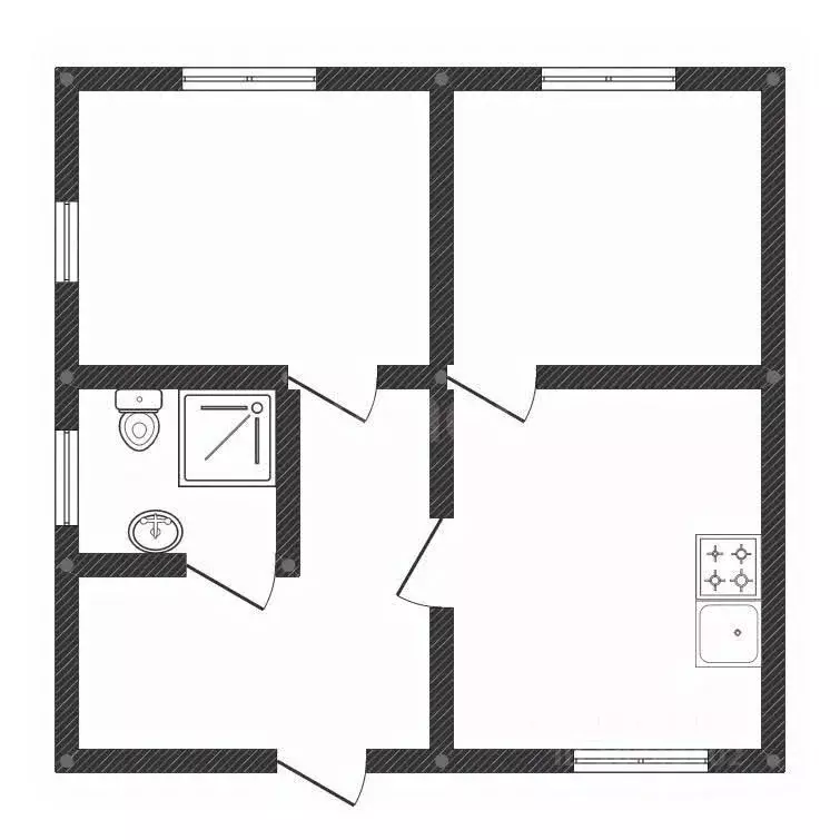 Дом в Башкортостан, Кармаскалинский район, Кабаковский сельсовет, д. ... - Фото 2