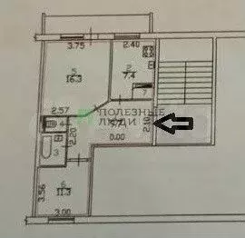 1-к. квартира, 49,2 м, 4/5 эт. - Фото 0