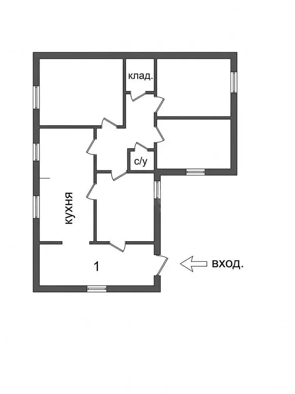 Дом в посёлок Колодезный, Юбилейная улица (76.7 м) - Фото 1