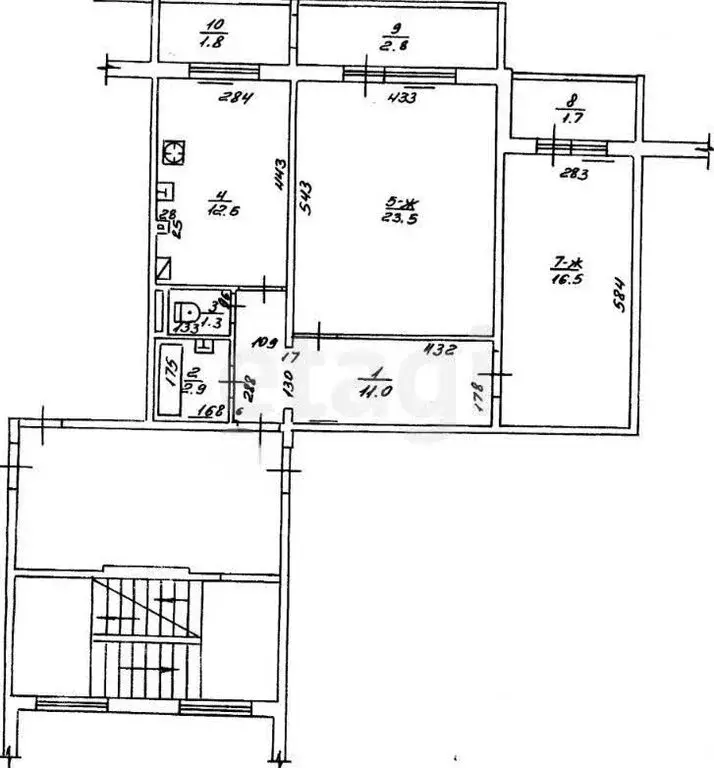 2-комнатная квартира: Калининград, улица Маршала Борзова, 101 (74 м) - Фото 0