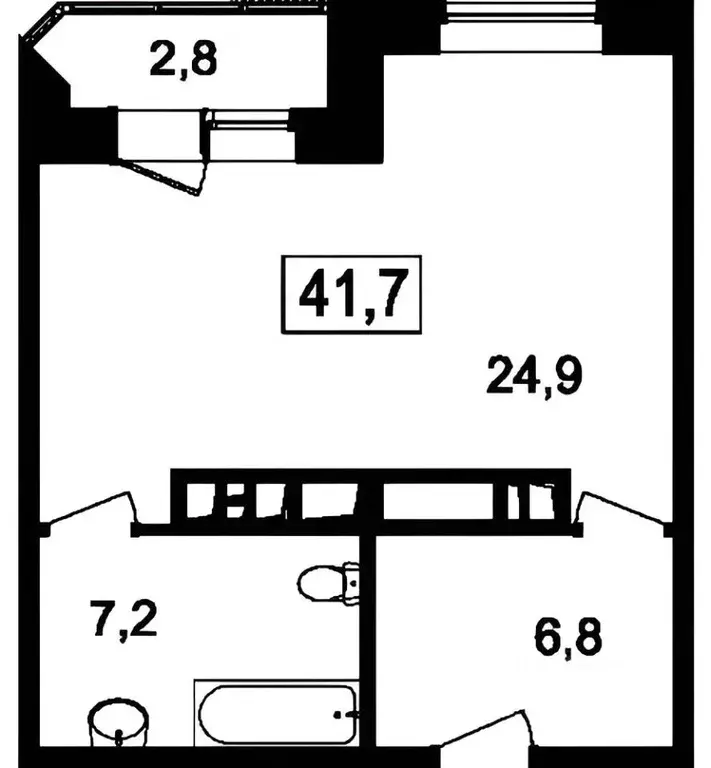 1-к кв. Московская область, Мытищи ул. Красная Слобода, 11 (37.0 м) - Фото 1