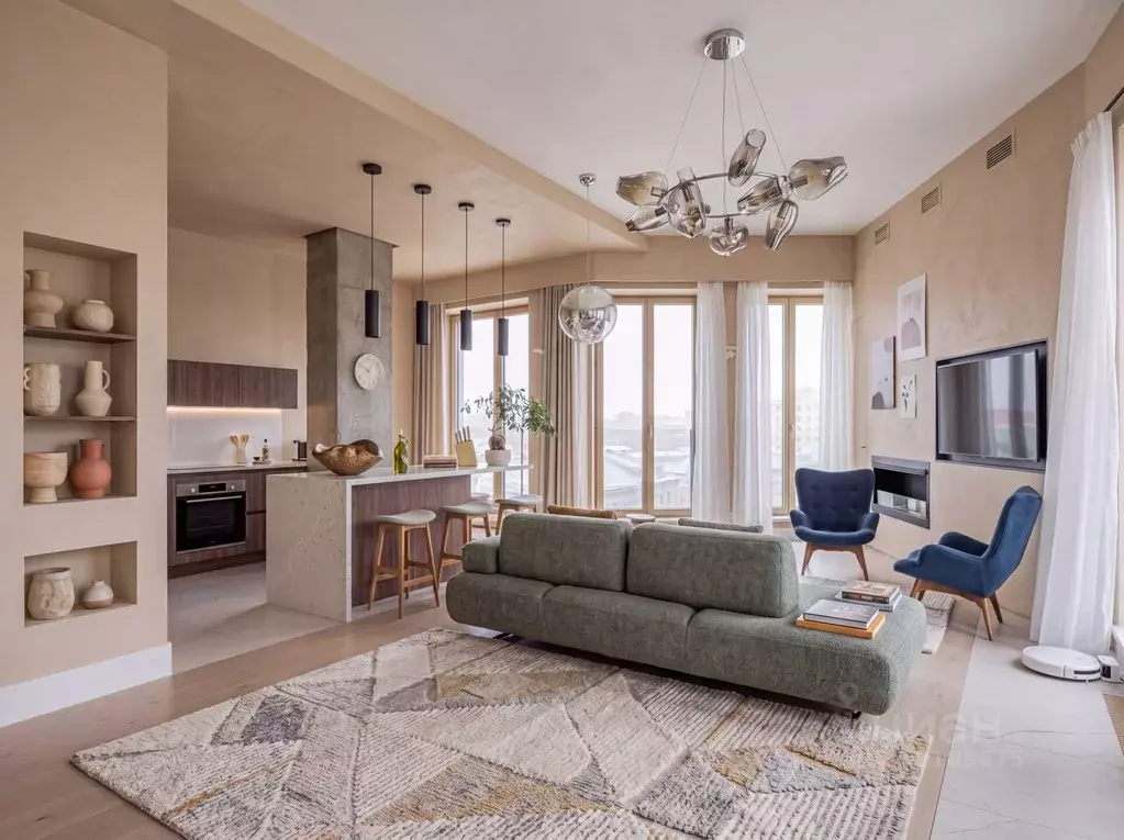 3-к кв. Москва ул. Ефремова, 10к1 (125.0 м) - Фото 1
