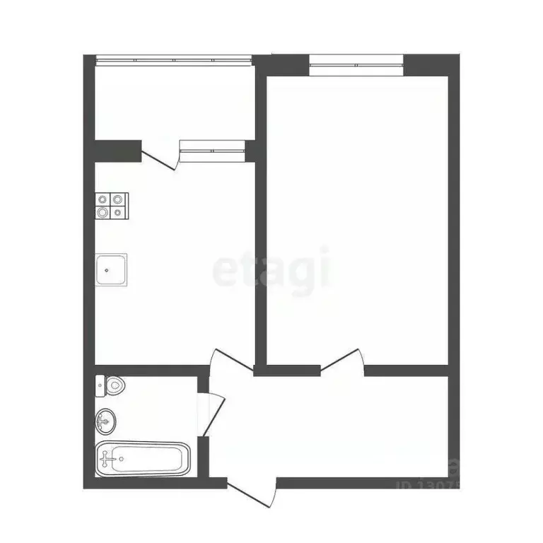 1-к кв. Ярославская область, Ярославль проезд Дядьковский, 4 (39.0 м) - Фото 1