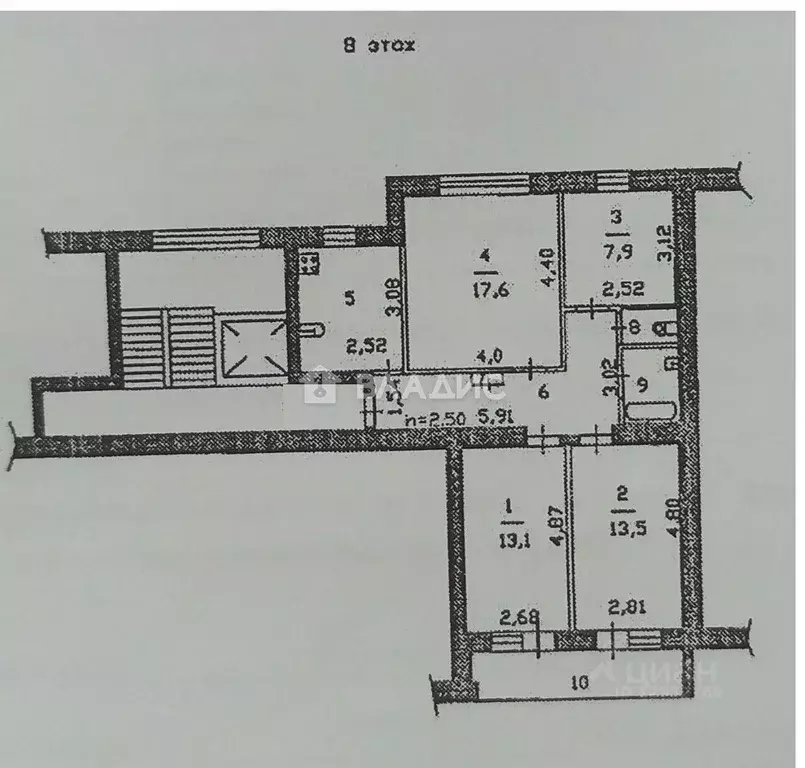 4-к кв. Пензенская область, Пенза ул. Глазунова, 1 (74.1 м) - Фото 2