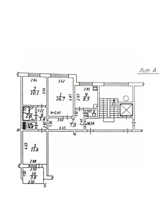 3-к кв. Краснодарский край, Новороссийск просп. Дзержинского, 216 ... - Фото 2