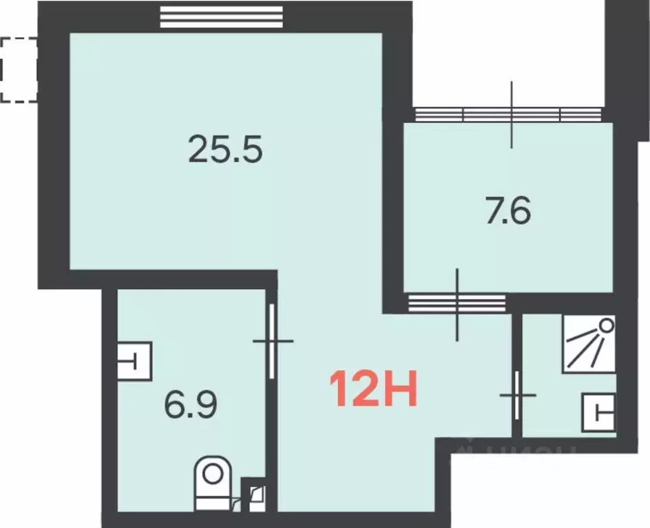 Помещение свободного назначения в Москва Базовская ул., 24Б (43 м) - Фото 1