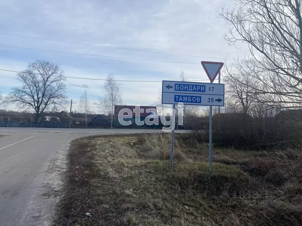 Участок в Тамбовская область, Бондарский муниципальный округ, с. ... - Фото 0